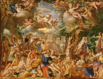 Il matrimonio di Cupido e Psiche da Joachim Wtewael or Utewael